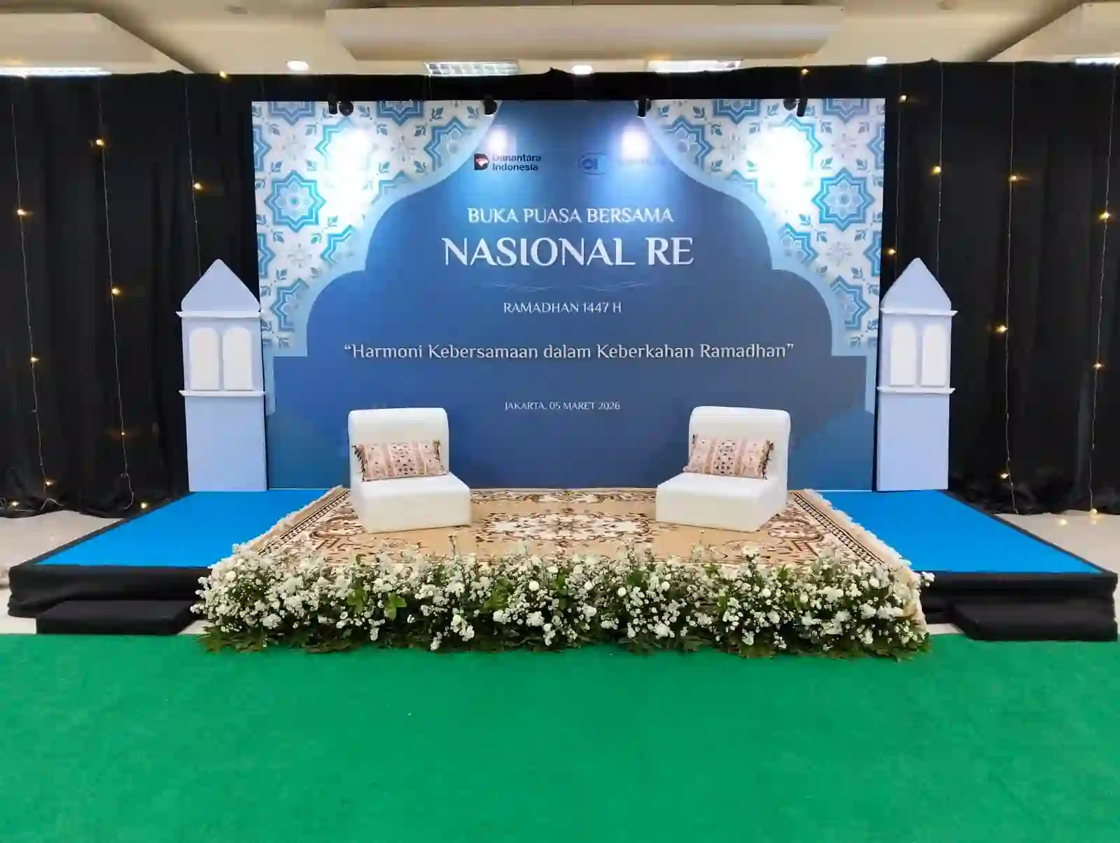 Contoh backdrop untuk acara di Jakarta